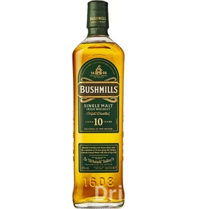 Bushmills 10 Year Old Single Malt Irish Whiskey