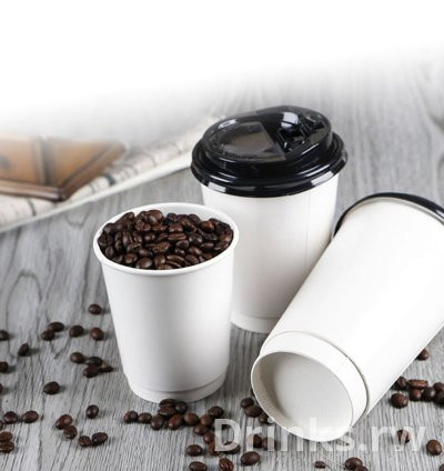 Disposable Coffee Cups with Smart Lid (50pcs – 8 oz)